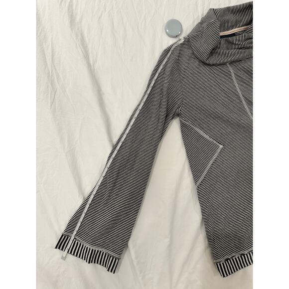 Maeve Tal Cowl Neck Striped Tunic Sweater Women’s Small Parisian Minimalist - Picture 7 of 16